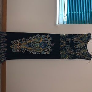 Patterned maxi dress